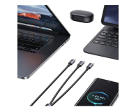 USAMS Kabel 2w1 2xUSB-C 72W 1,2m Aluminum - 1569153 - zdjęcie 6
